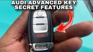 Audi advanced key HOW IT WORKS secret features [upl. by Otis]