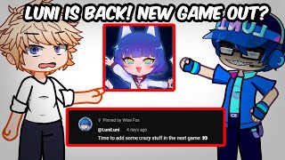 LUNI is releasing NEW GACHA GAME FINALLY Luni is BACK 😱😱 [upl. by Reeve]