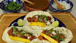 Tacos al Pastor de Pollo [upl. by Kcirdnek]