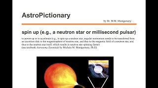 spin up eg a neutron star or millisecond pulsar [upl. by Enyleve]