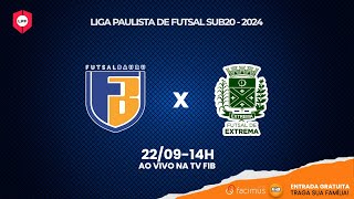 FUTSAL BAURU VS EXTREMA FUTSAL LIGA PAULISTA DE FUTSAL SUB20 AO VIVO  TVFIB BAURU [upl. by Ahsineb]