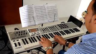 Gotas de lluvia  gran combo tutorial piano [upl. by Buxton762]