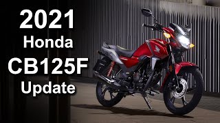 2021 Honda CB125F Updated  Whats New Overview [upl. by Spring414]