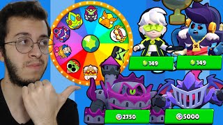 GÖREVİ YAPAMAZSAM ÇARKTAN ÇIKAN KOSTÜMÜ SATIN ALIYORUM 4 YENİ KOSTÜM  BRAWL STARS [upl. by Izak484]