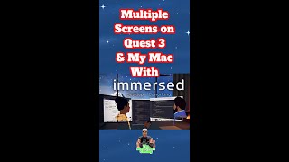 Multiple Screens On Quest 3 amp Mac with Immersed in VR [upl. by Lux181]