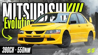 UN RÊVE DE GOSSE  Essai Mitsubishi Lancer EVO 8 [upl. by Fortin368]