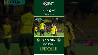 Kedah vs PDRM Part 2 kda pdrm football highlight goal malaysia [upl. by Wernher]