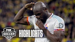 Sweden vs Belgium Highlights  UEFA European Qualifiers [upl. by Afrika]