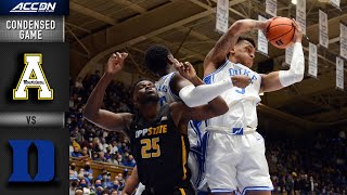 Appalachian State vs Duke Condensed Game  202122 ACC Men’s Basketball [upl. by Etteloiv]