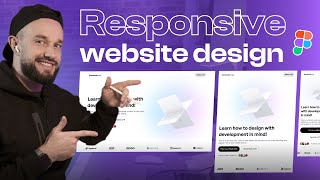 Create Responsive Website Designs  Figma Tutorial [upl. by Nichola]