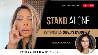 Sabrina Lloyd amp Nona Djavid The Stand Alone Podcast [upl. by Glennon172]