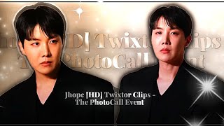 HD Jhope Enhanced Twixtor Clips  The Photo Call Event  221124 [upl. by Essilec]