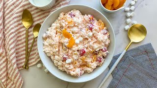 OldFashioned Ambrosia Salad Recipe [upl. by Ogata]