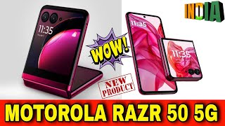 Motorola razr 50🔥🔥 Unboxing amp Quick Review ⚡ The Ultra Flip Phone in India 🇮🇳 in Hindi [upl. by Adias]