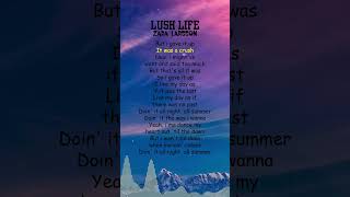 Zara Larsson  Lush Life Lyrics shorts [upl. by Saticilef]