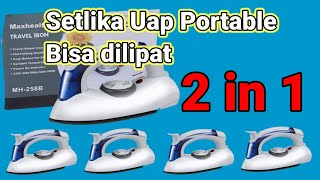 Review setlika uap portable 2 in 1 bisa di lipat [upl. by Dougal]