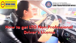 How to get LTO Student Permit  NonProfessional Drivers License  SMART DRIVING School this 2024 [upl. by Manon563]