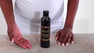 Liquid Black soap body wash [upl. by Asserak]