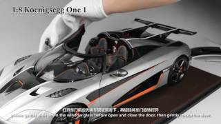 Koenigsegg One1 with 18 scale Frontiart model co ltd [upl. by Stella]