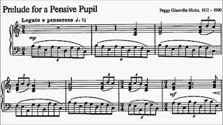 AMEB Piano Series 18 Grade 8 D2 GlanvilleHicks Prelude for a Pensive Pupil Sheet Music [upl. by Dimo483]