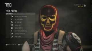 Army of TWO™ The Devils Cartel  Mask Customization [upl. by Aicssej]