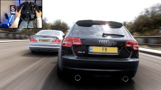 620HP Audi RS 3 SPORTBACK  Race Gameplay  Forza Horizon 5  Steering Wheel Gameplay [upl. by Talie]