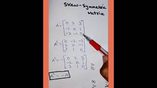 Please Subscribe  Skew Symmetric Matrix  Mathematics  Matrices [upl. by Peirsen]