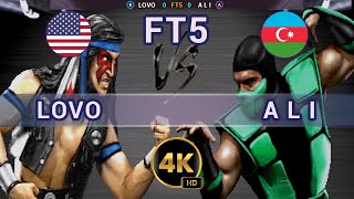 UMK3  🇺🇸 LOVO vs A L I 🇦🇿 FT5  4K 60 FPS umk3 mortalkombat [upl. by Euginomod784]