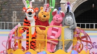 【TDL】シュール！微動だにしないプーさんたち！イースターワンダーランドのアドリブ集 Tokyo Disneyland  Disneys Easter Wonderland 2010～2012 [upl. by Ready]