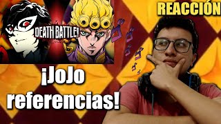 REACCIÓN a Joker VS Giorno Persona VS JoJos Bizarre Adventure  DEATH BATTLE [upl. by Misaq986]