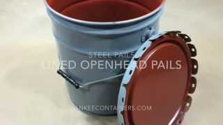 5 gallon lined open head steel pail [upl. by Kali475]