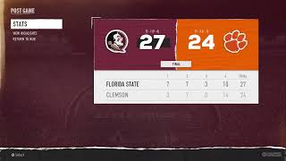 CFP Championship FL State vs Clemson [upl. by Derf]