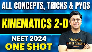 Kinematics 2D In One Shot  All Concepts Tricks And PYQs  NEET 2024 Physics  Restart Series [upl. by Dysart]