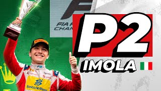 Pódio de Enzo Fittipaldi na F2 P2 em Ímola [upl. by Karin]