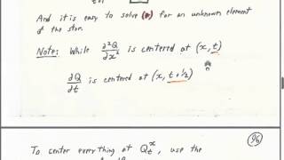 24 Finite Differencing Star Heat Flow Implicit Tridiagonal Solver [upl. by Trab]