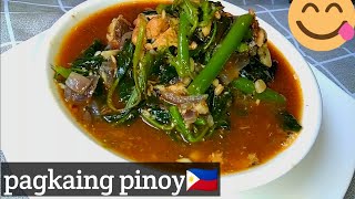 SPINACH Quick and affordable recipe 52 homemade recipe Panlasang Pinoy Recipe budgetmeal [upl. by Oinotnas724]