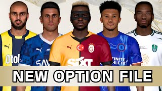 PES 2017  New Option File 2024 For T99Patch V161  Summer Transfers September 2024 [upl. by Nalani]