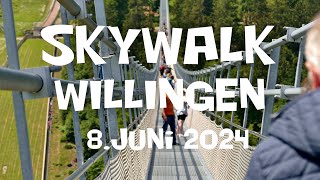 SKYWALK WILLINGEN  GOLDGRUBE KORBACH  SCHLOSS WALDECK EDERSEE 0709062024 [upl. by Kannav]