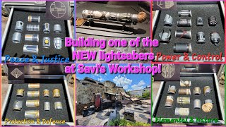 Building one of the NEW lightsabers at Savis Workshop galaxysedge lightsaber savisworkshop [upl. by Drexler]