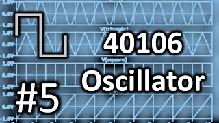 Lunetta Synthesizers 5 Oscillator 40106 [upl. by Mutz]