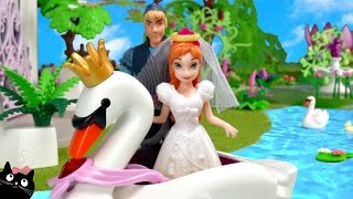 PRINCESAS 💗 BODA de ANNA FROZEN en el Mundo de HADAS de Playmobil  Juguetes Muñecas Disney Barbie [upl. by Bogey]