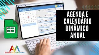 04 Como criar uma agenda e um calendário dinâmico anual no Planilhas Google 📊 [upl. by Hinda]