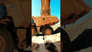 CAT 6030 Hydraulic shovel vs CAT 785 Haul Truck [upl. by Eillo711]