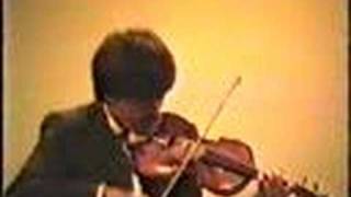 young Leonidas Kavakos plays No5 by Paganini [upl. by Anwat731]