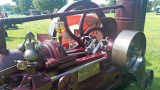 Hornsby Akroyd open crank oil engine 2023 Newby Hall Tractorfest [upl. by Anwahsat965]