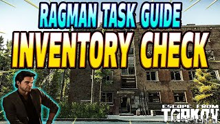 Inventory Check  Ragman Task Guide  Escape From Tarkov [upl. by Cosme]