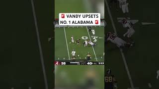 BREAKING Vanderbilt upsets No1 Alabama 😮 shortsfeed shorts trending vanderbiltfootball [upl. by Allare]