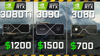 RTX 3080 Ti vs RTX 3090 vs RTX 3080  Test in 12 Games 1440p 4K [upl. by God]