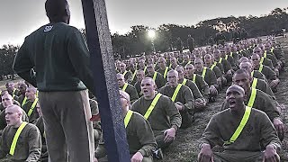 Marine Corps Recruits Undergoing Initial Strength Test [upl. by Starbuck]