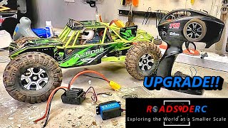 WLTOYS 10428 K949 Electronics Upgrade  Test Run [upl. by Notsnarc986]